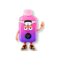 Figura coleccionable naranja de Flavor VIP con diseño de personaje estilo caricatura y zapatillas deportivas