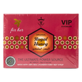 Flavor VIP Royal Honey Stronger box with 12 individual sachets of natural lavender honey for energy support
