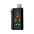 Flavor VIP WAKA BURTS 36K disposable vape with a black finish, digital display, and vibrant smoke-effect graphics.